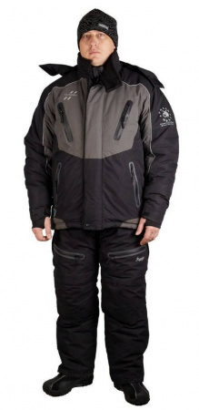Костюм  универсальный зимний TUNDRA (куртка+брюки) (цвет black/grey, XL)