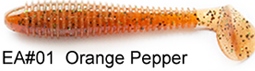Виброхвост Keitech Swing Impact FAT 3.8 inch - EA#01 Orange Pepper 