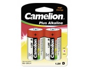 Батарейка 1,5В 1шт Camelion LR20 Plus Alkaline BL-2