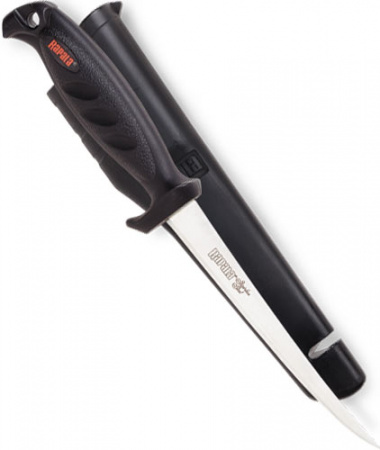 Нож филейный Rapala (лезвие 10 см, нескольз. рук., чехол с точилом) 134SH