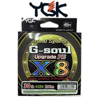 Шнур плетёный YGK G-Soul PE X8 Upgrade 200 м.#1.0 (22 lb) 10 kg