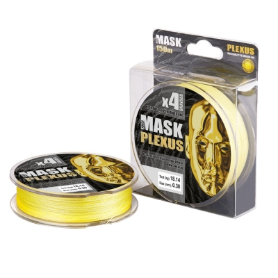 Леска плетенная Mask Plexus 150 m (Yellow ) d0.24mm
